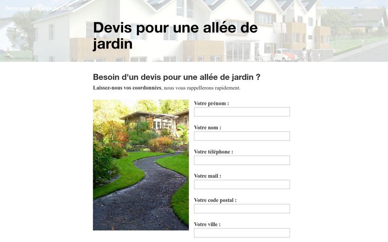Quel professionnel contacter pour une allée de jardin ?